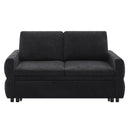 Convertible Sofa Bed Loveseat With Adjustable Backrest And USB Ports by HouseOfZazla
