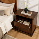 28" Nightstand with Charging Station, Rustic by HouseOfZazla