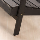 Outdoor Adirondack Rocking Loveseat With Hand Crafted Details