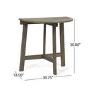 Outdoor Half Round Folding Acacia Wood Bistro Table by HouseOfZazla
