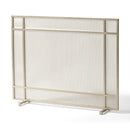 Elegant Iron Fire Screen For Fireplace Protection