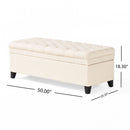 Juliana - Storage Ottoman With Birch Legs