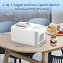 1.5L 2 in 1 Yogurt and Ice Cream Maker IC3915Y by Kismile