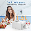 1.5L 2 in 1 Yogurt and Ice Cream Maker IC3915Y by Kismile