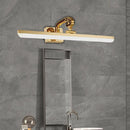 GobekUsa 16"/21.5" Modern LED Vanity Lighting - Ultra-Thin Golden Metal & Acrylic Wall Mounted Light