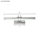 GobekUsa 16"/22" LED Bathroom Vanity Mirror Light with Aluminum Frame - Modern Style, White/Warm Lighting
