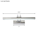 GobekUsa 16"/22" LED Bathroom Vanity Mirror Light with Aluminum Frame - Modern Style, White/Warm Lighting