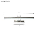GobekUsa 16"/22" LED Bathroom Vanity Mirror Light with Aluminum Frame - Modern Style, White/Warm Lighting