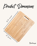 16" Bamboo Cutting Board with Handle