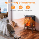 16" Free Standing Electric Fireplace Stove S180BP