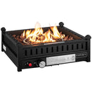 16.5 Inch Tabletop Propane Fire Pit with Simple Ignition System-Black by LJGDeals