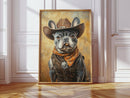 Sheriff Bulldog with a Badge and Attitude