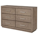 Gibbons - 6 Drawer Dresser With Ample Storage - Brown by HouseOfZazla