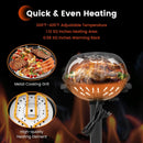 1600W Electric BBQ Grill with Removable Non by LJGDeals
