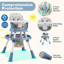 16-in-1 Baby High Chair with Activity Center and Booster Seat for Babies and Toddlers by LJGDeals