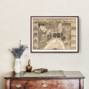Vintage Map of New Orleans, Louisiana 1817