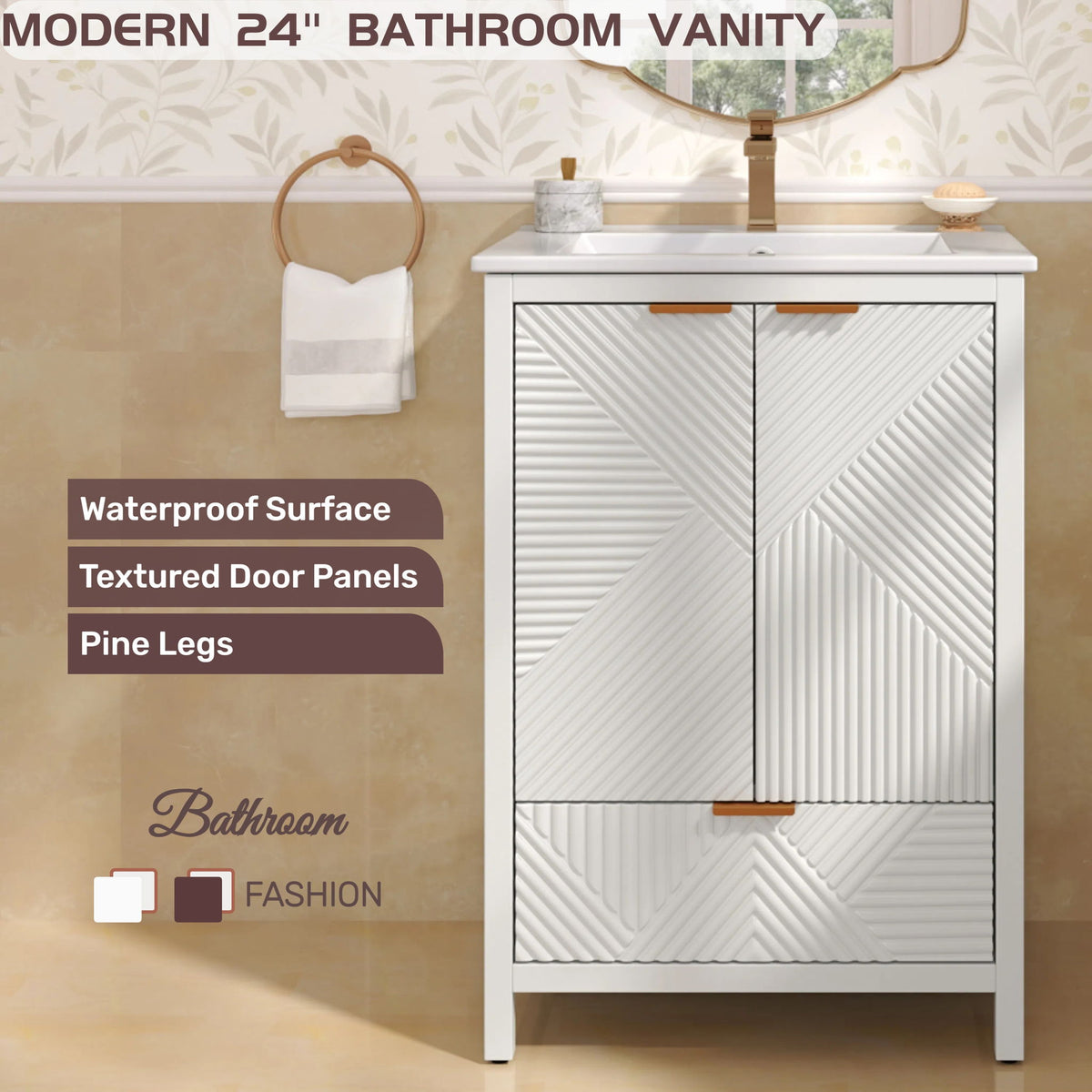 Modern Bathroom Vanity With Sink Combo, photo 8 of 40