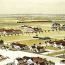 Vintage Map of Fort Reno, Oklahoma 1891