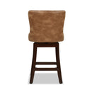 Holmes - Tufted High Back 360 Swivel Counter Height Barstool by HouseOfZazla