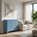 Fluted 3 Drawer Nightstand With Soft Close Slides by HouseOfZazla