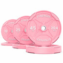 Synergee Pink EZ Grip Bumper Plates