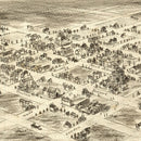 Vintage Map of El Reno, Oklahoma 1891