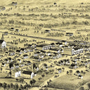 Vintage Map of Alvord, Texas 1890