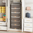 3/4/5/6-Cube Stackable Storage Bins with Detachable Wheels by LJGDeals