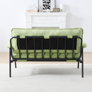 Modern Metal Frame Sofa With Sponge Filling For Compact Spaces And Versatile Use by Unique Piece Furniture