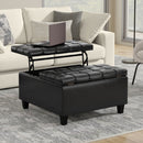 Harrison - Upholstered Coffee Table Storage Ottoman by Unique Piece Furniture