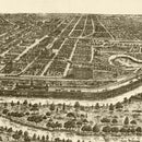 Vintage Map of Dallas, Texas 1892