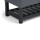 Saxon - Upholstered Transitional Storage Ottoman Bench by Unique Piece Furniture