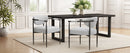 Modern Dining Chairs Set of 2 with Bronze Iron Frame by HouseOfZazla