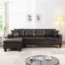 Modern Sectional Sofa Set With Chaise Lounge And Cup Holder by HouseOfZazla