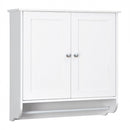 Laundry Room Bundle: Wooden Cabinet Wall-Mounted Bathroom Storage Clothe Dryer Laundry Basket