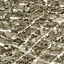 Vintage Map of Fort Worth, Texas 1886