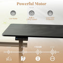 48 Inch x 24 Inch Ergonomic Electric Standing Desk with 3 Memory Settings for Home Office