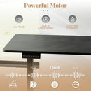 48 Inch x 24 Inch Ergonomic Electric Standing Desk with 3 Memory Settings for Home Office by LJGDeals