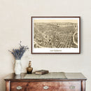 Vintage Map of Fort Worth, Texas 1891