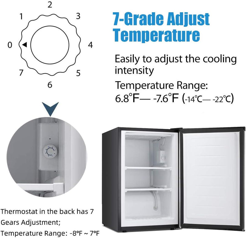 1.6\2.6\3.2 cu. ft Mini Fridge with Freezer