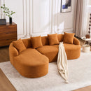 Combined Sofa With 4 Pillows by Unique Piece Furniture
