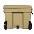 65 Quart Khaki Cooler - Ultra-Tough Hard Shell Ice Chest