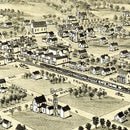Vintage Map of Sunset, Texas 1890