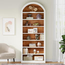 8 Tier Arched Open Display Shelving Unit For Living Room