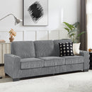 Modern Corduroy 3-Seater Sofa