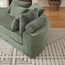 Semi Circular 2 In 1 Sofa Bed With Neck Pillow And Throw Pillows by HouseOfZazla