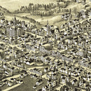 Vintage Map of Barnesville, Ohio 1899