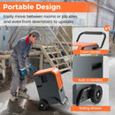 163 Pints Commercial Dehumidifier with Drain Hose and 24H Timer-Gray by LJGDeals