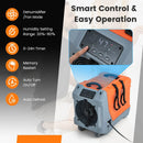 180 Pints/Day Commercial Dehumidifier with Pump and Drain Hose-Orange by LJGDeals