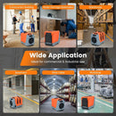 180 Pints/Day Commercial Dehumidifier with Pump and Drain Hose-Orange by LJGDeals
